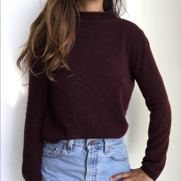 TSE Sweaters - TSE pure cashmere mock neck sweater S